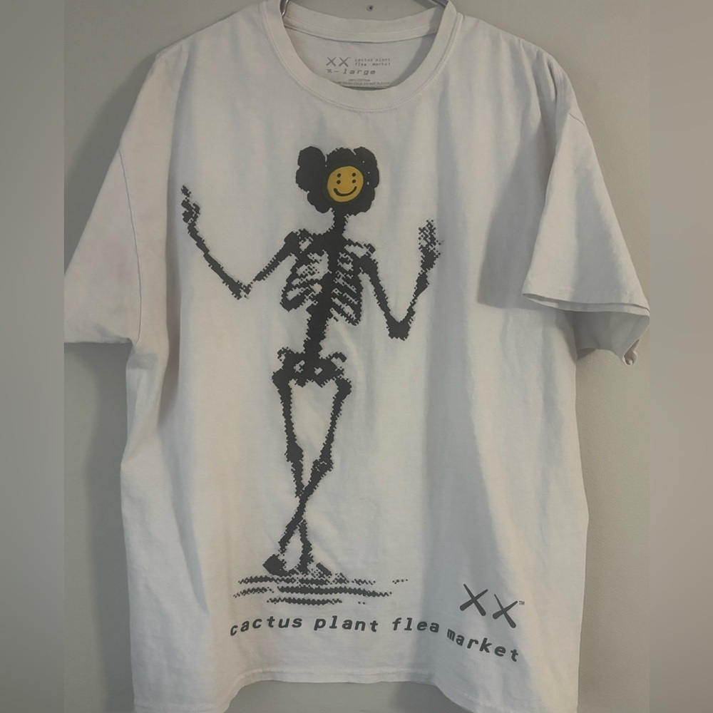 Cactus Plant Flea Market x KAWS Shirt 'White'